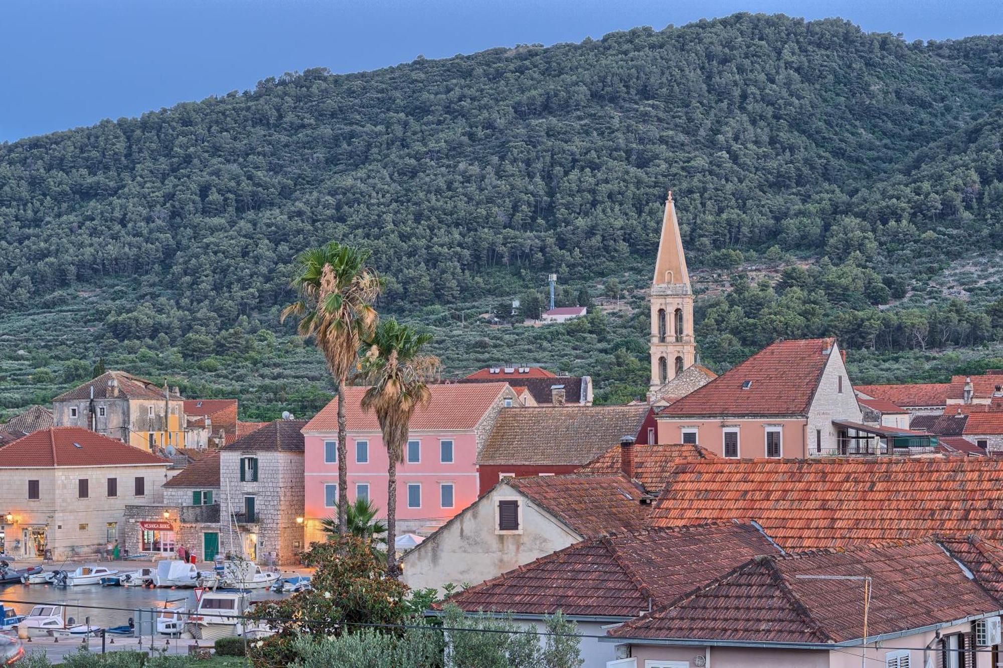 Hvar Luxury Villa And Pool With View In Heart Of Stari Grad Стари Град Екстериор снимка