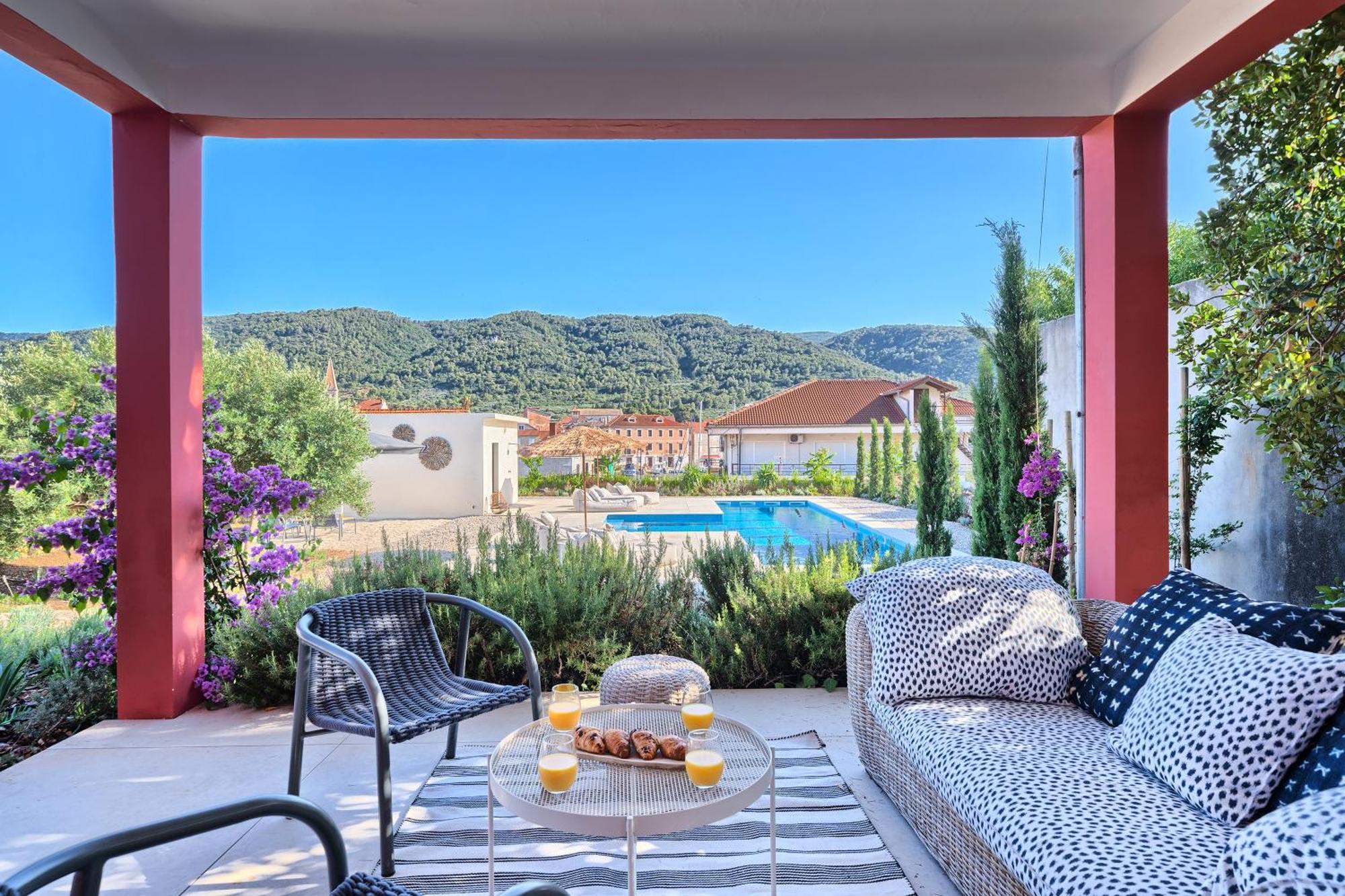 Hvar Luxury Villa And Pool With View In Heart Of Stari Grad Стари Град Екстериор снимка